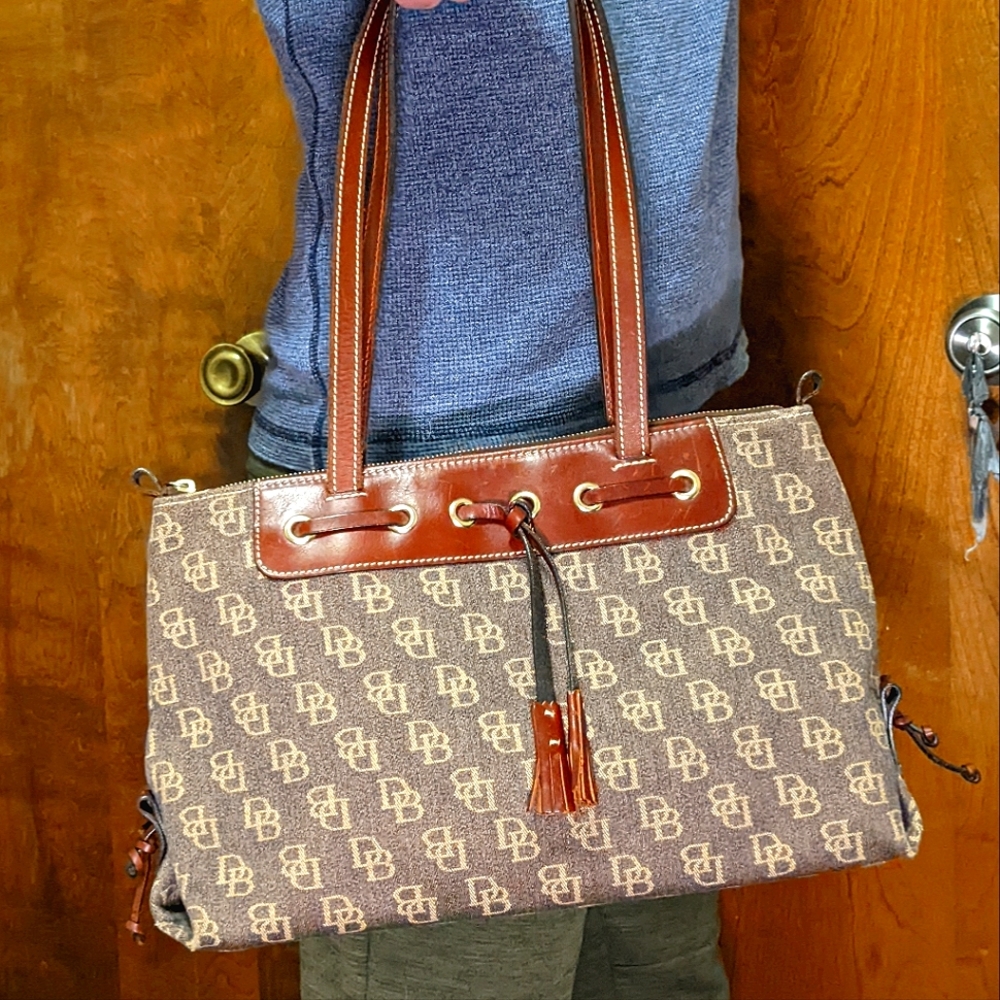 Dooney and Bourke Purse Tassel Handbag Monogram